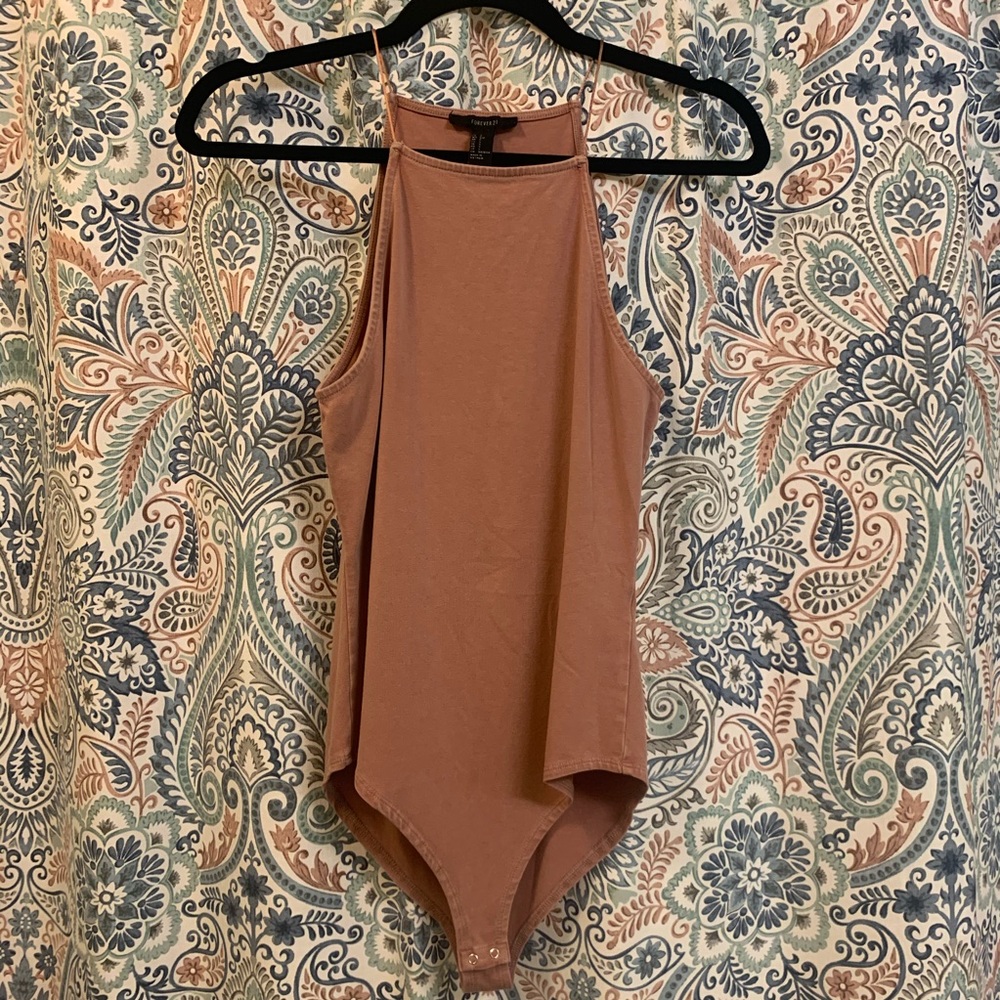Dusty pink/mauve bodysuit